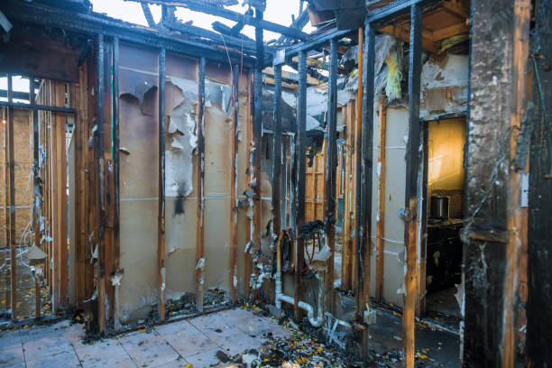 Professional Fire Damage Removal technician working in Wenonah, NJ